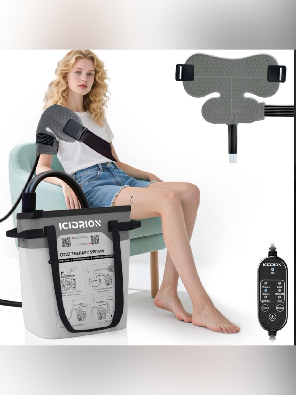 Cold Therapy Machine Shoulder Post Surgery, Portable Recovery System Cryotherapy